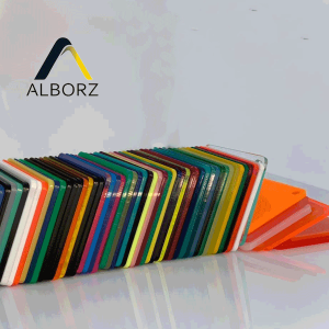 تنوع رنگی ورق پلکسی گلاس