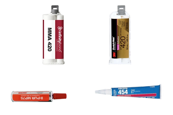 چسباندن ورق های پلاستیکی abs